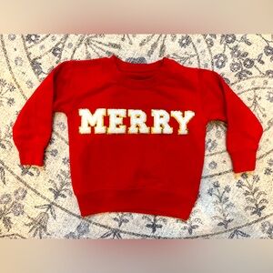 Sweet Wink Merry Christmas sweatshirt 2T